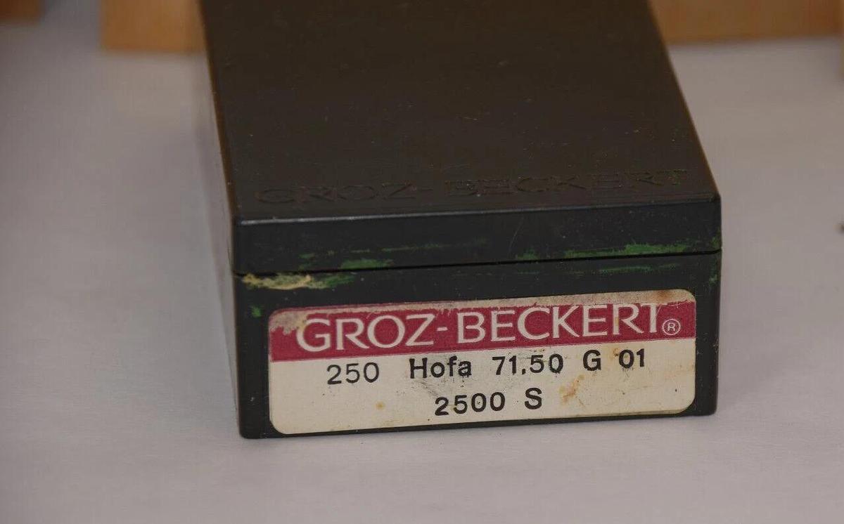 (NEW Box of 250) GROZ-BECKERT Industrial Sewing Needle 71.50 G 01 2500S 71.50G01