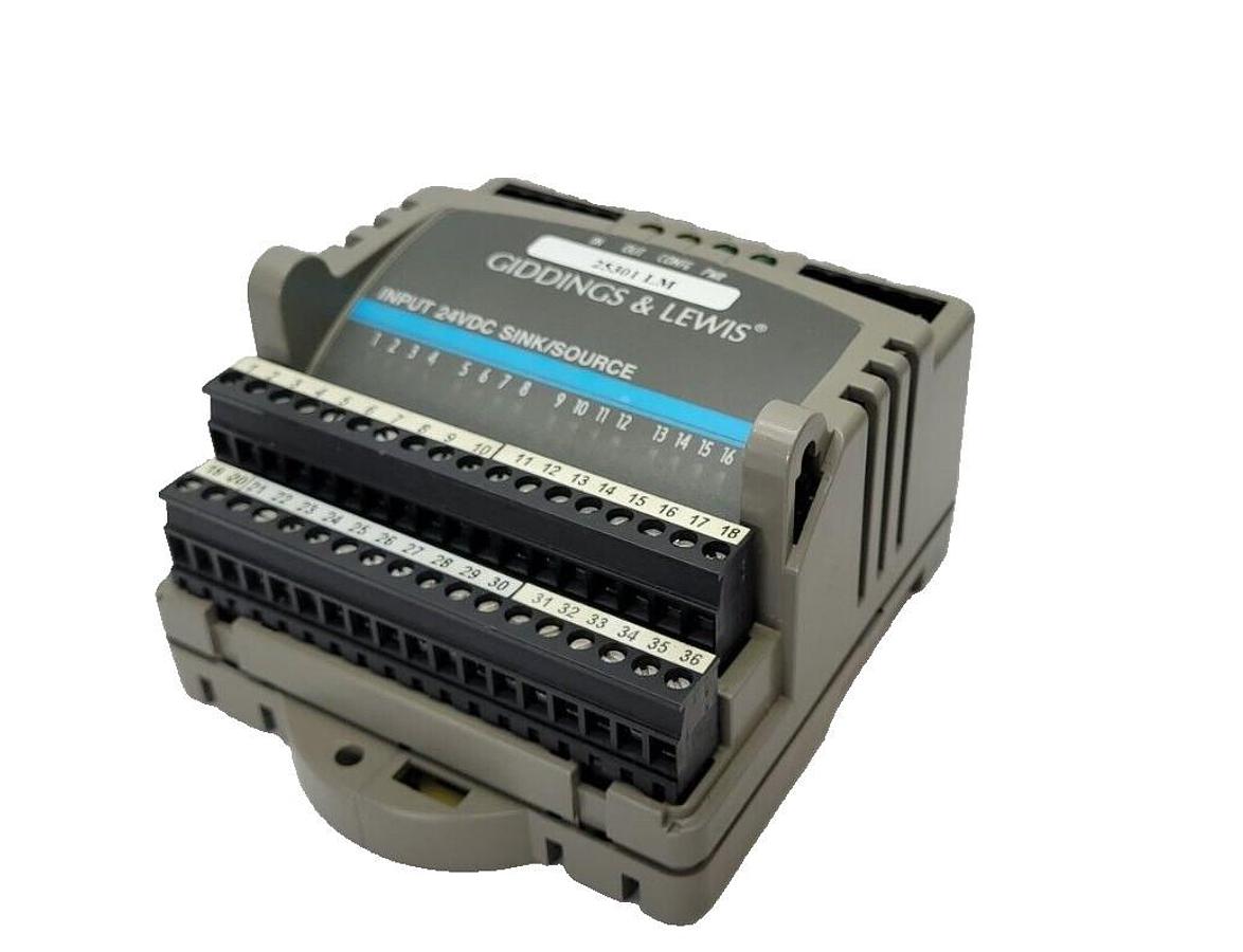 Used Giddings & Lewis Input 24vdc Sink Source M.1300.7372.R1 M 1300 7372 R1 *AS-IS*