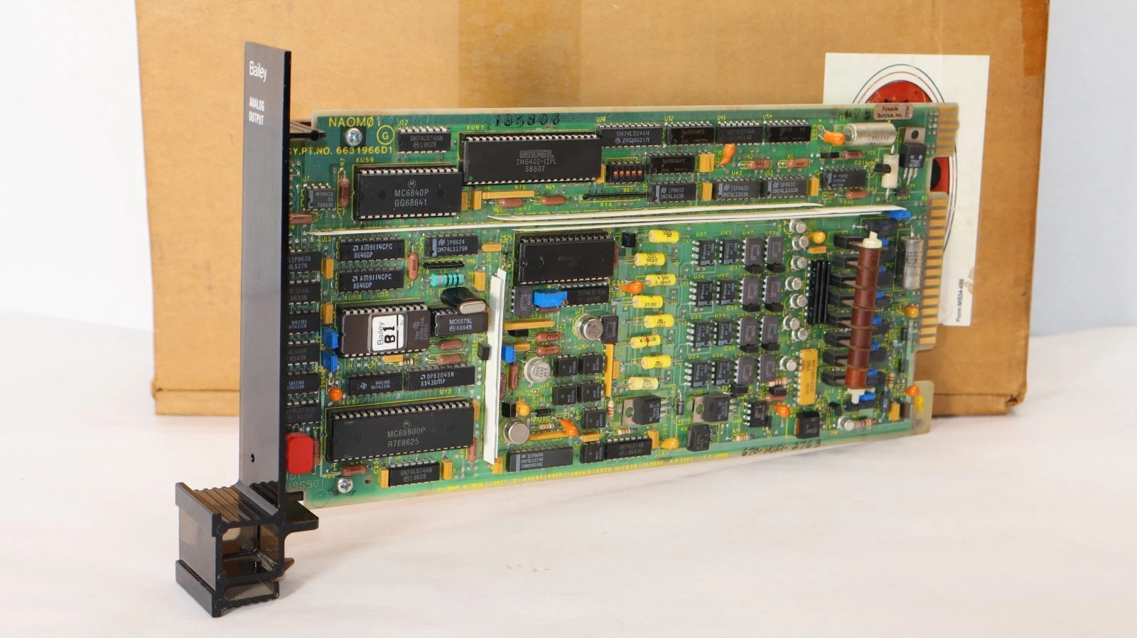 Bailey Network 90 Analog Output Module Board NAOM01 NA0M01