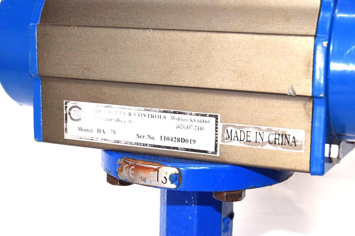 ABZ Valve & Controls DA 75 , DA75 200psi 316SS EPDM 3" Butterfly Valve (New)