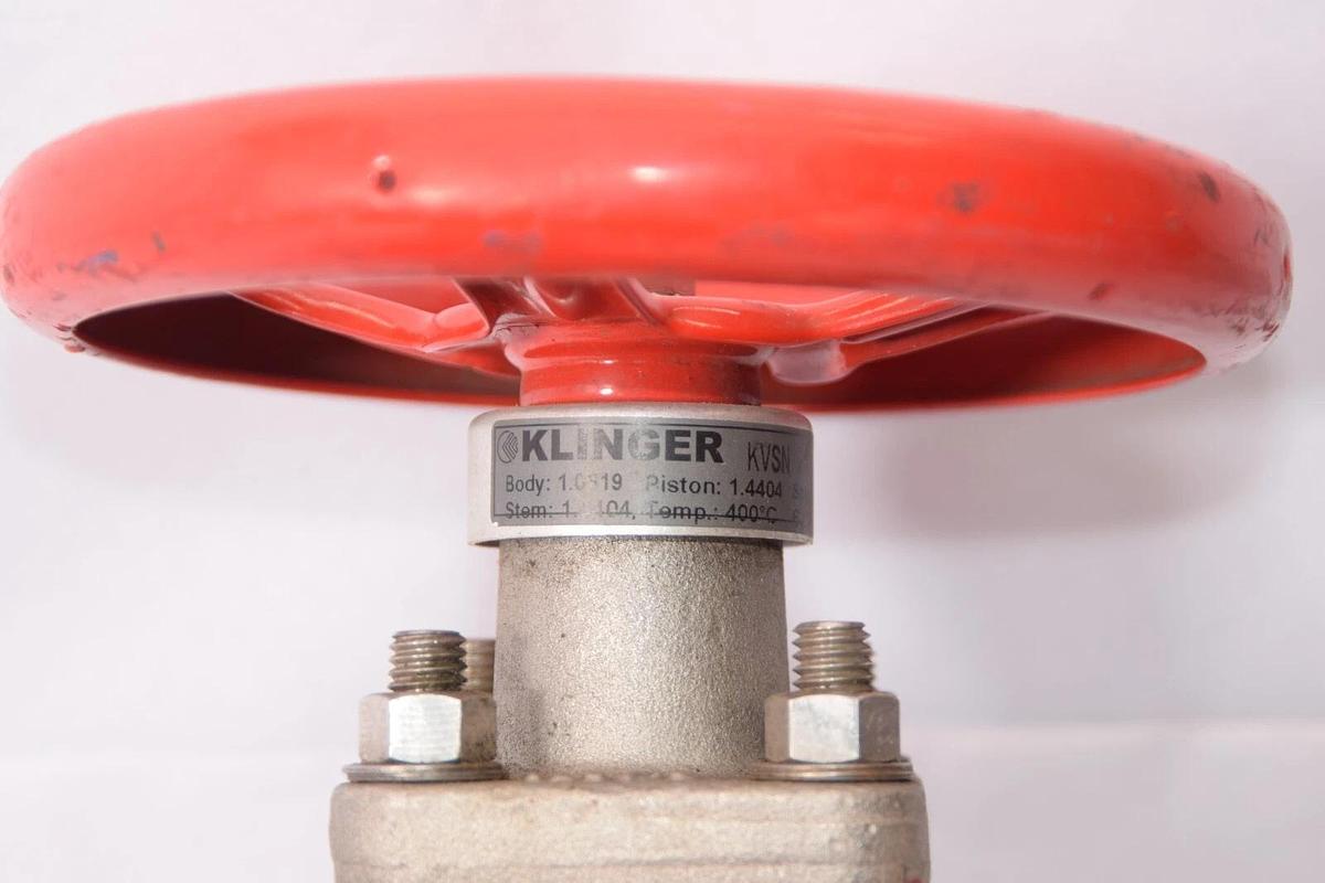 (NEW) KLINGER 900CWP KVSN DN 1" Weld In Socket Piston Valve