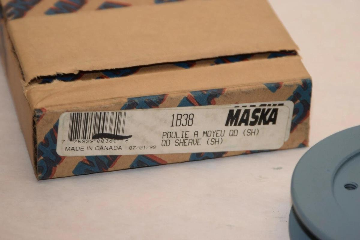 (NEW) MASKA 1B38 QD (SH) Bushing Sheave