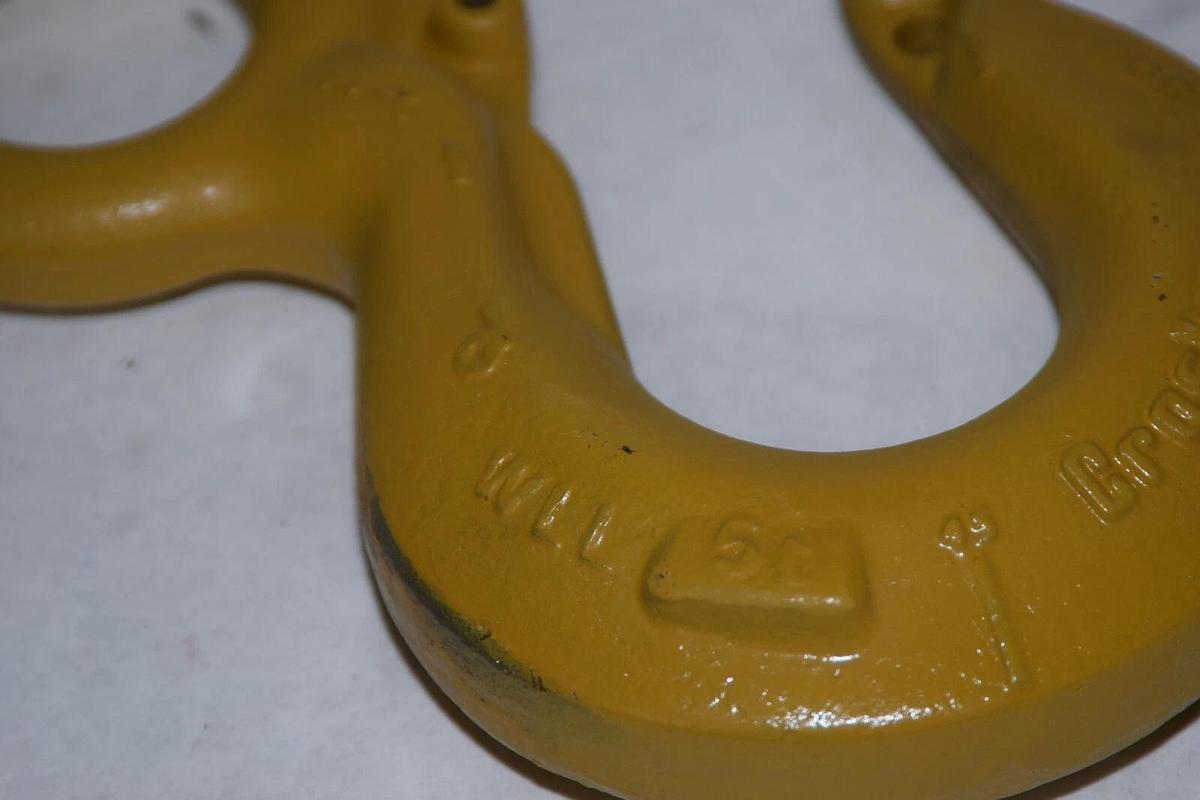 CROSBY 50B WLL 5T 1-1/2" Eye Hook Hoist Crane Lift *No Safety Latch* (NEW)