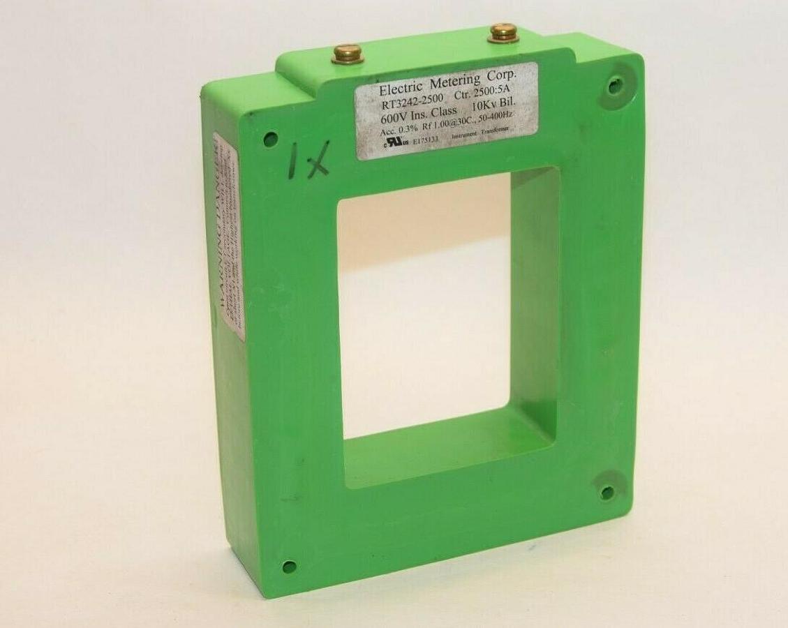 Used ELECTRIC METERING CORP. RT3242-2500 600V 2500:5A Current Transformer
