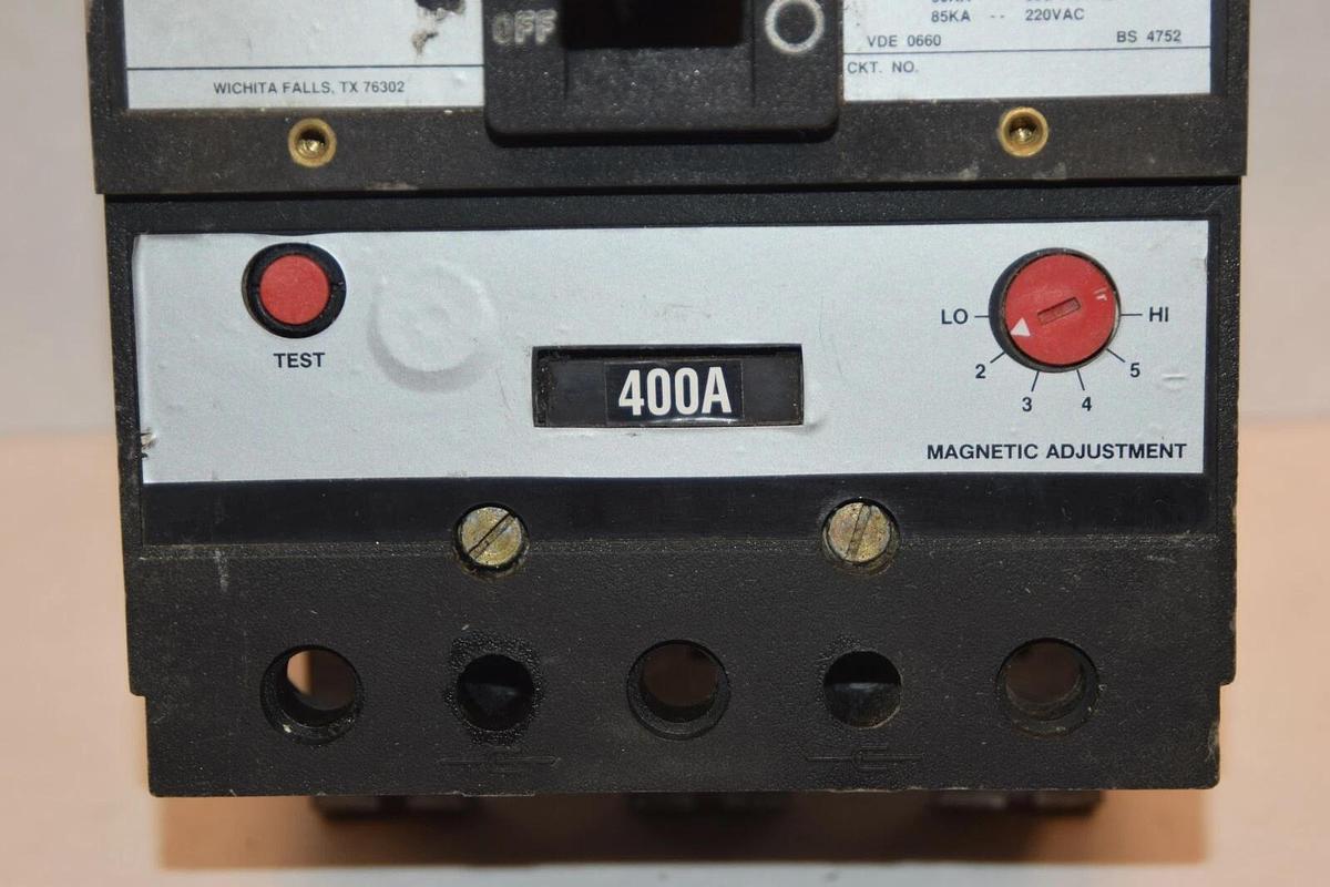 Used ABB Type JH UXAB 718530 R 999 400A 400 A Amp Circuit Breaker UXAB718530R999