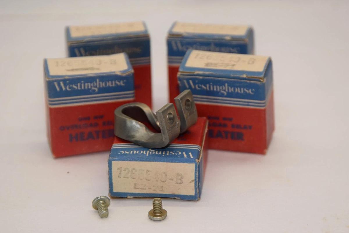 (NEW - Lot of 5) WESTINGHOUSE 1265540-B Overload Relay Heater