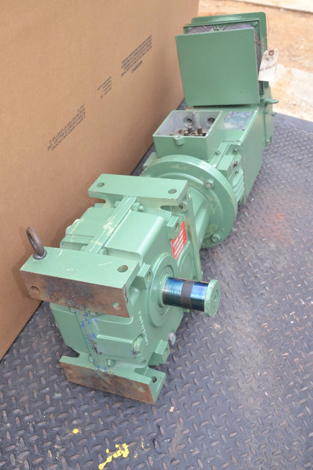 Used Sicme Motori NP90NM2PVA/B5 Bonfiglioli gear box 12.5 hp I 20.53 trpo MRAO 50/SN