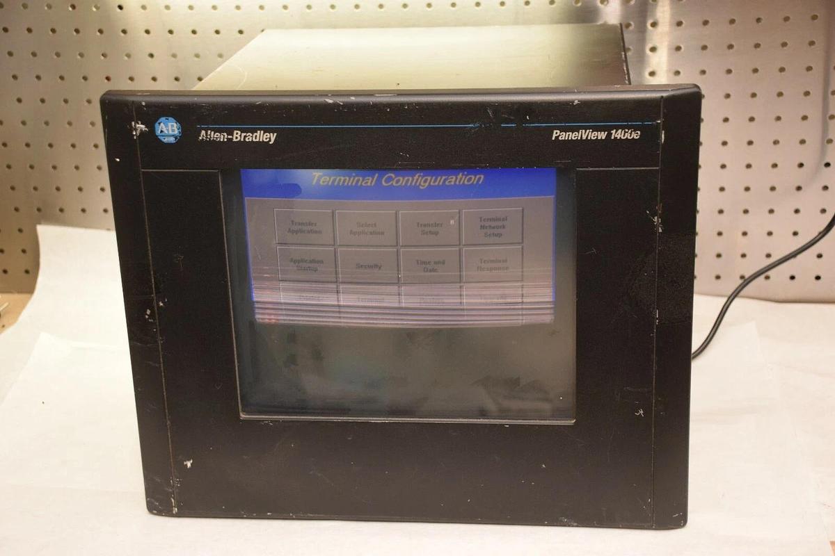 Used Allen Bradley Panelview 1400E  2711E-T14C6  Ser E Rev D