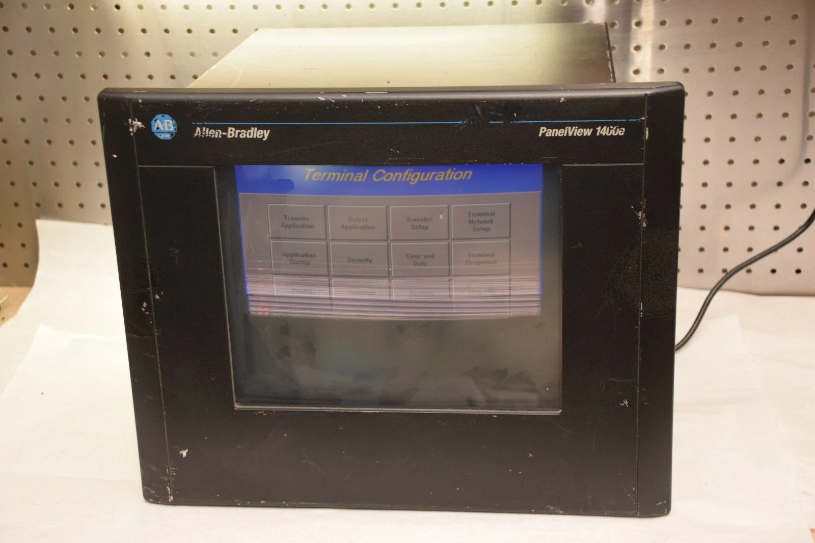 Used Allen Bradley Panelview 1400E 2711E-T14C6 Ser E Rev D