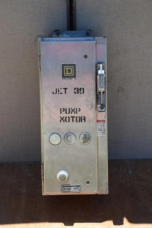 Used Square D S/S 8538-SCW34 Stainless steel GE Size 2 CR306D0 Starter contactor