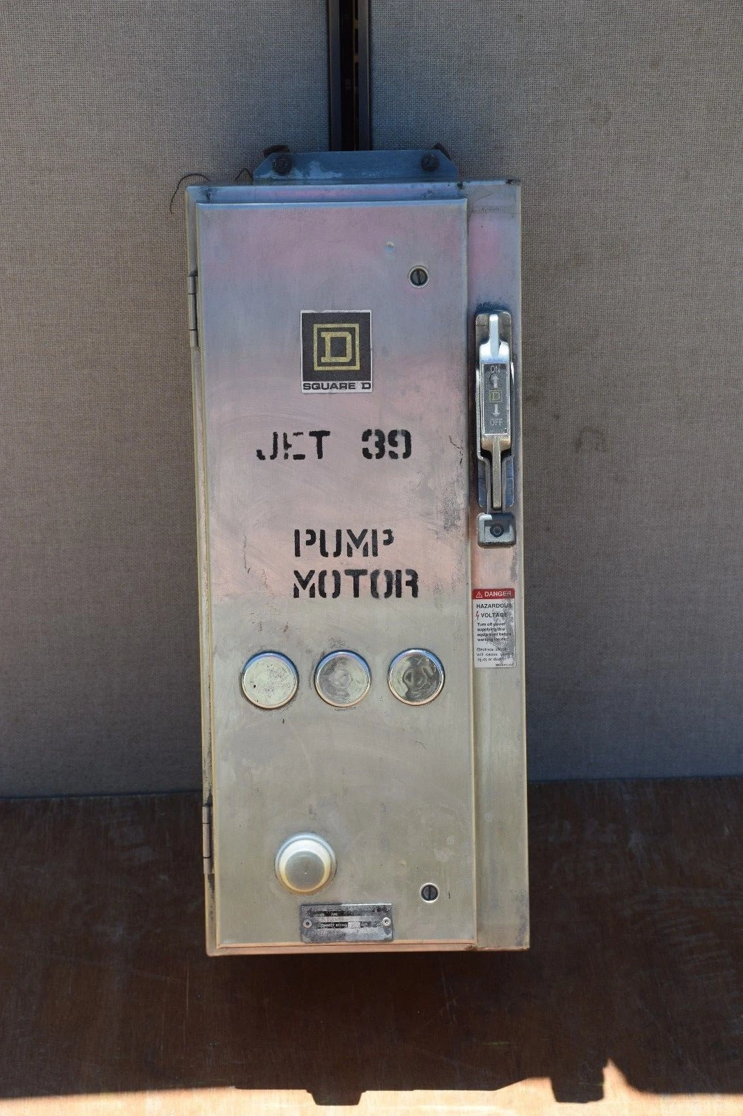 Used Square D S/S 8538-SCW34 Stainless steel GE Size 2 CR306D0 Starter contactor