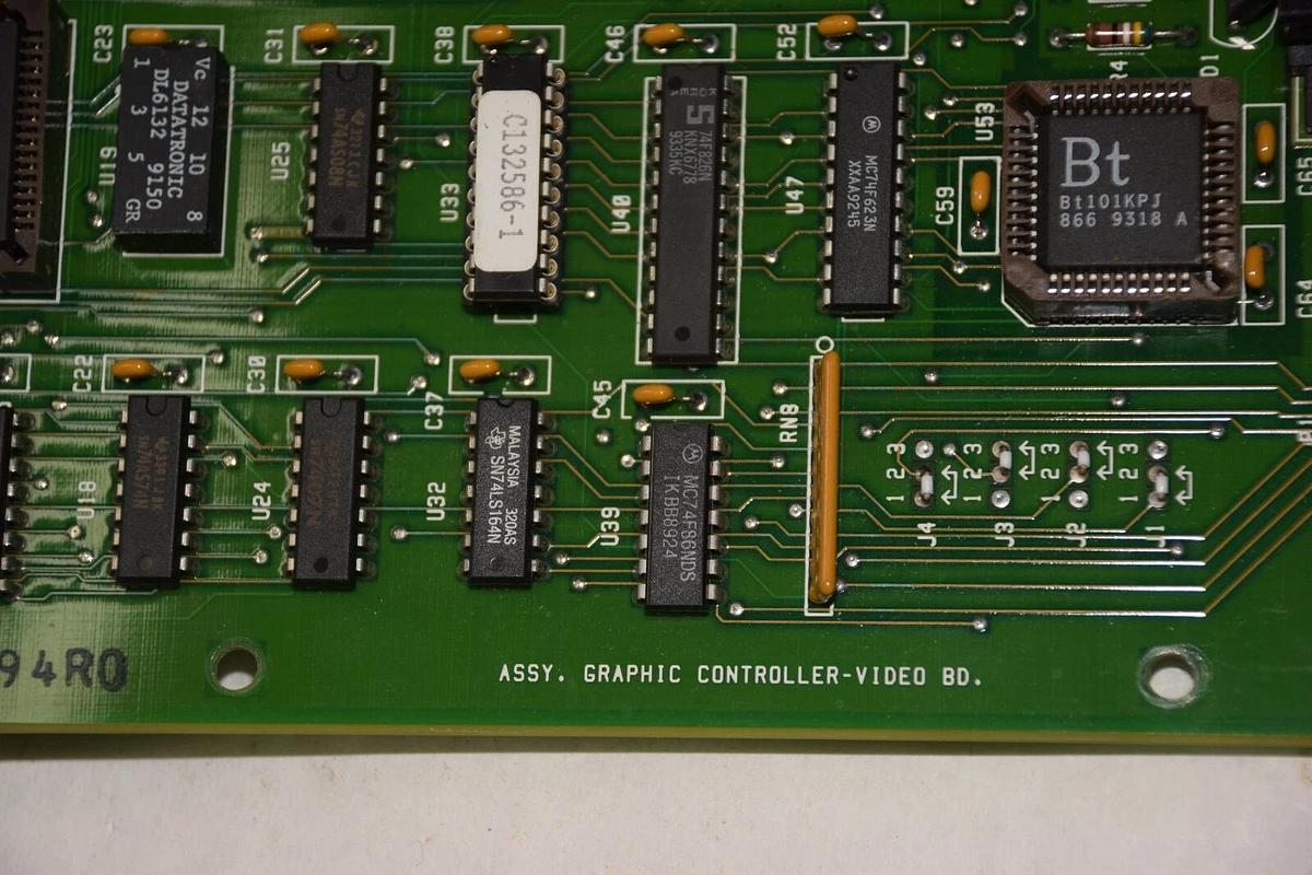 Used GOSS E24027-1 E240271 REV 3 GRAPHIC CONTROLLER VIDEO BOARD