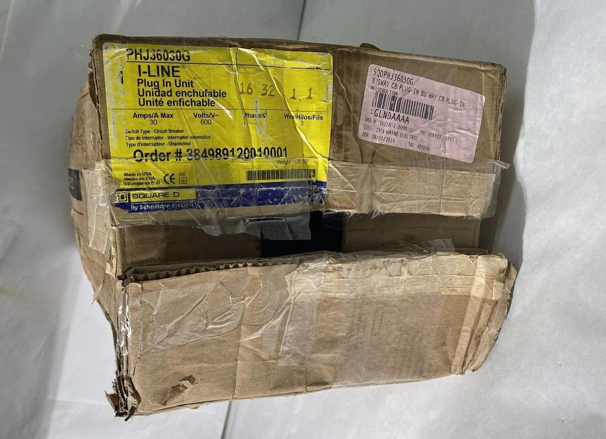 (New) SQUARE D I-LINE BUSWAY, PHJ36030G  30 AMP, 3P/3W, 600 V 30 A, HJP36030 30A