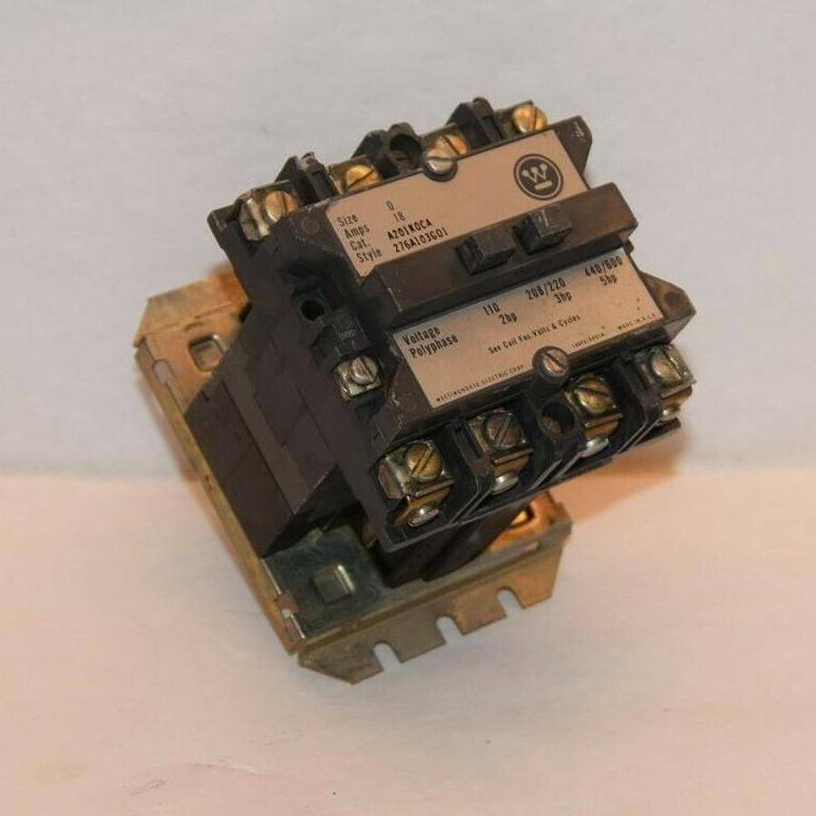 Used WESTINGHOUSE A201K0CA 18A 110/120V 50/60Hz Coil Contactor
