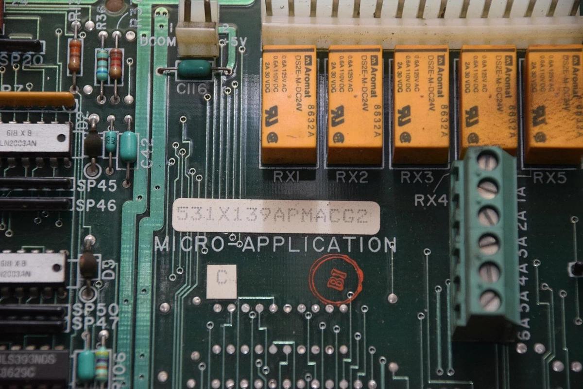 Used GENERAL ELECTRIC F31X139APMABG2 531X139APMACG2 MICRO-APPLICATION CARD