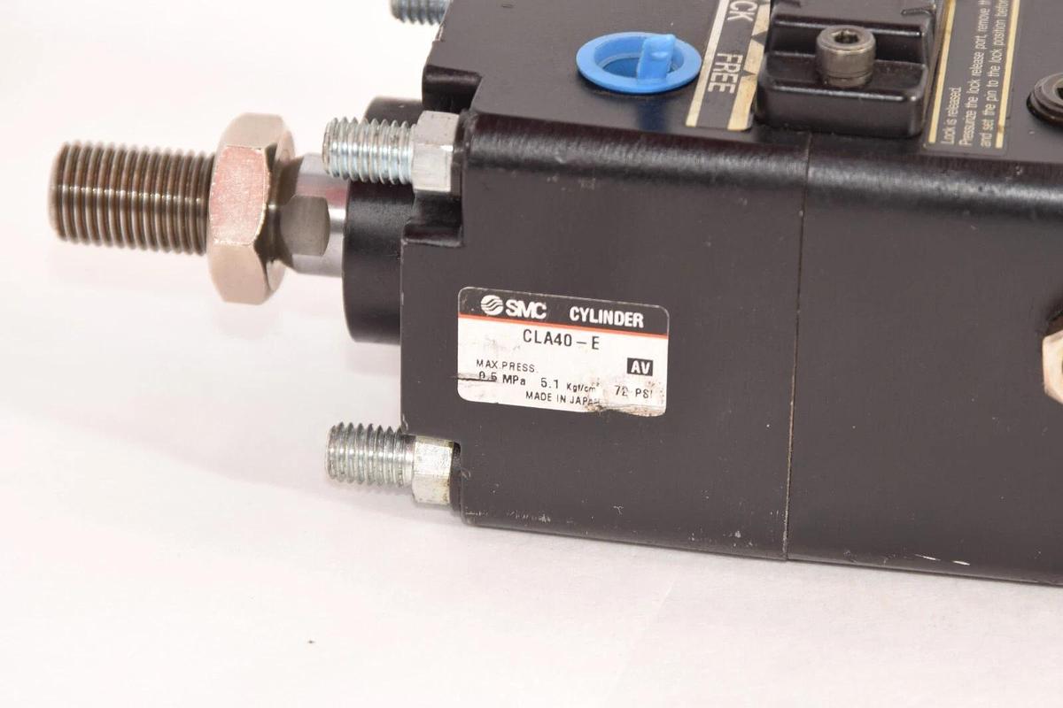 (NEW) SMC CDLAFN40-610-E-A54L 9.9kgf/cm2 150psi 5/8" rod Pneumatic Cylinder