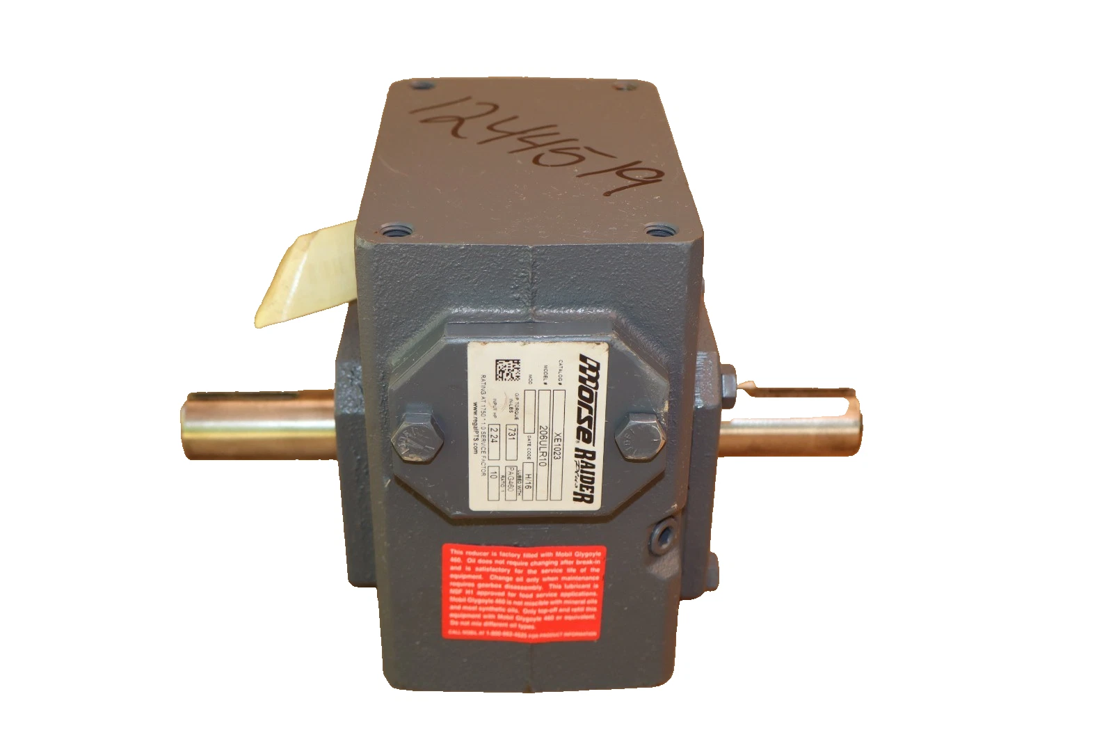 Morse Raider Plus Gear Box Speed Reducer XE1023 206ULR10 Ratio 10:1 2.24hp *NOS*