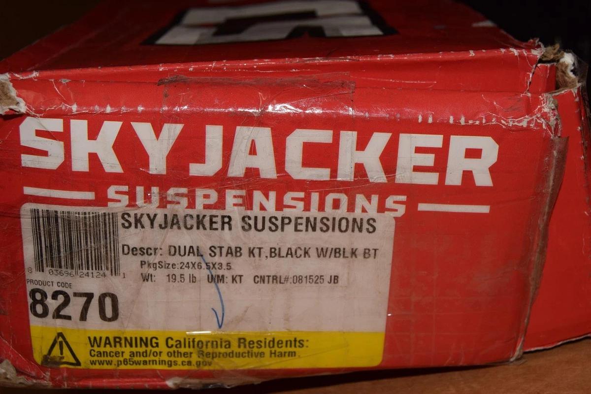 Skyjacker 8270 Dual Stabilizer Kit , Black (shocks only kit missing parts)