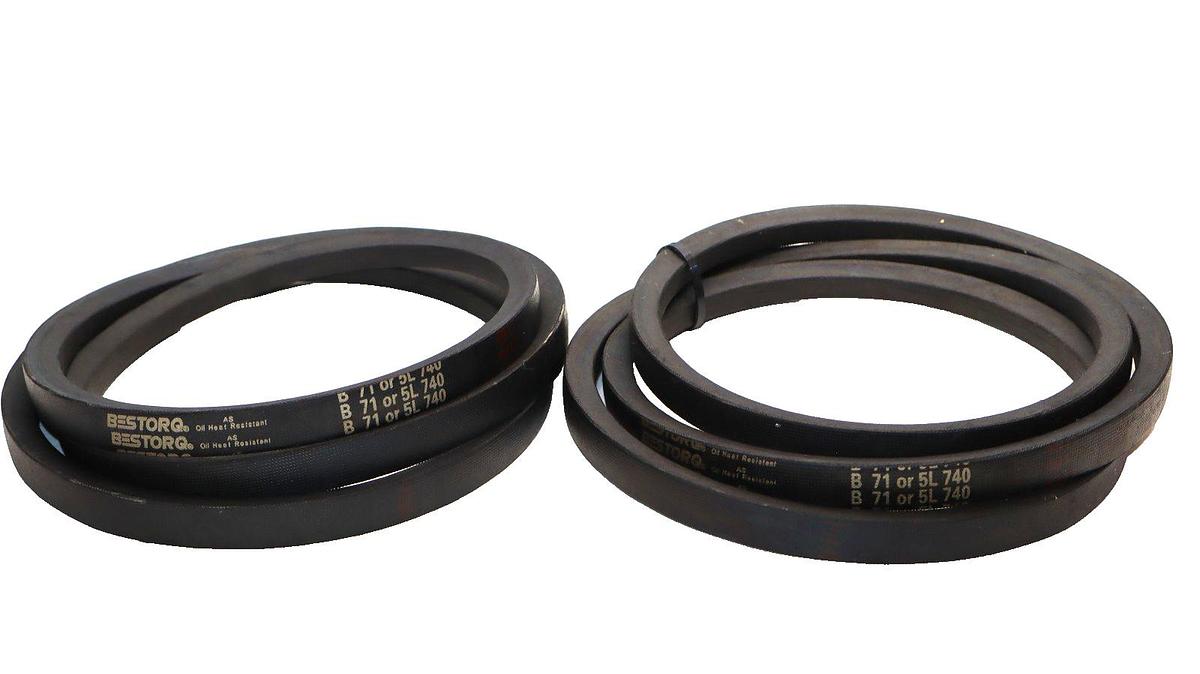 (NEW - Lot of 2) BESTORQ B71 , B-71 , 5L740 V-Belt