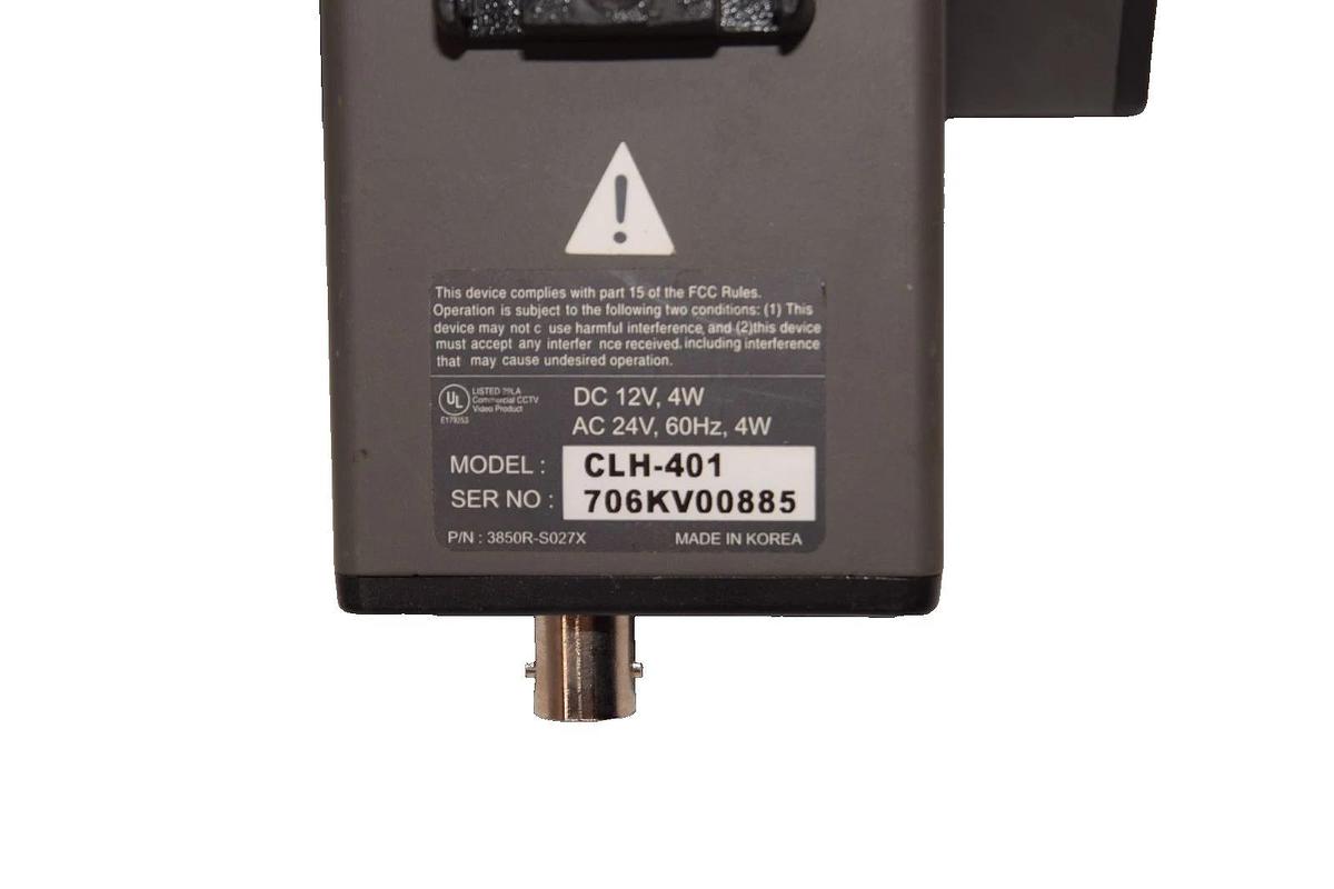 Used Ganz CLH-401 , CLH401 4W 24Vac Color Hi-Resolution Security Camera