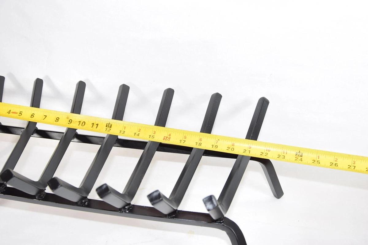 GO Heavy Duty Steel Fireplace Grate 24" x 11.25" x 7.5" B07WDYFC33 A00252B (NEW)