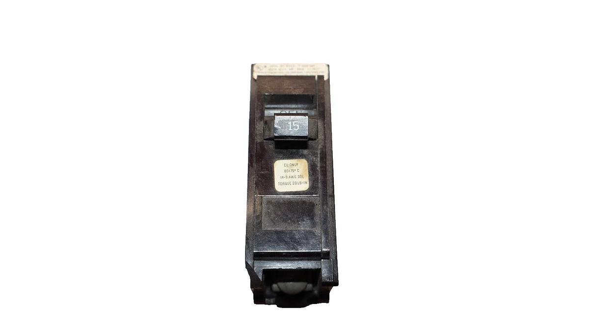 Used Murray Circuit Breaker 15 Amp 15A MP115-U 1 Pole 1P Crouse Hinds (Lot of 5)