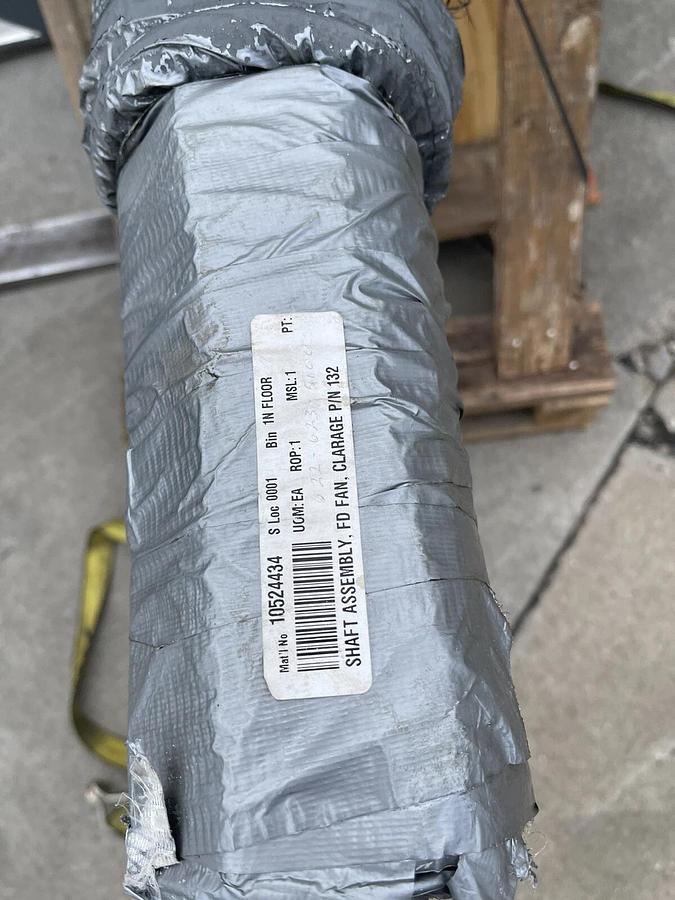 Twin City TC Clarage 132 FD Fan Blower shaft assembly C618379 622-623-5100 68"