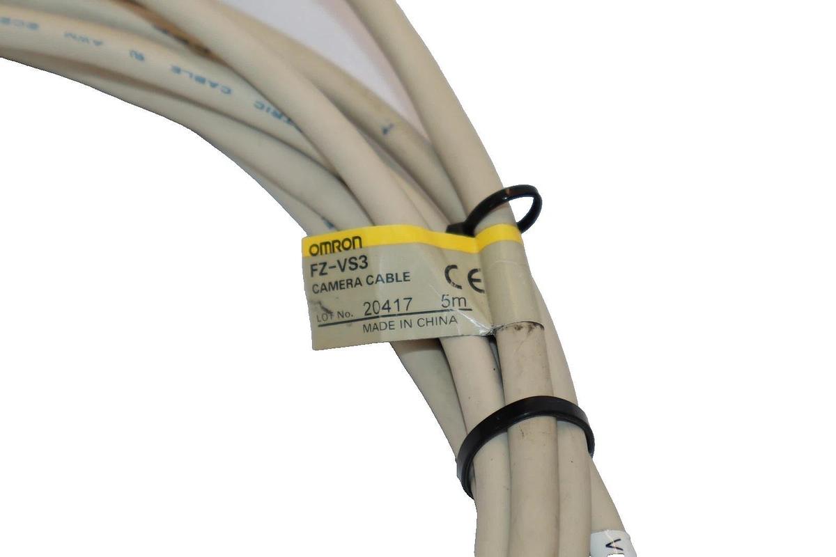 Used Omron FZ-VS3 , FZVS3 , 5m Camera Cable