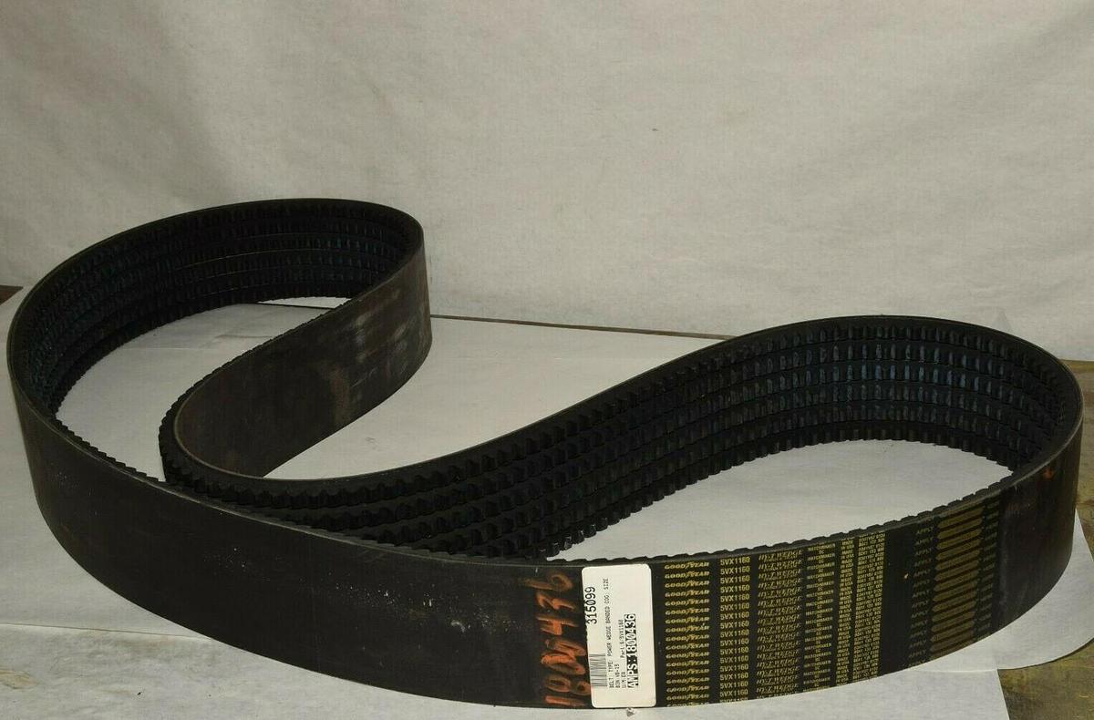 (NEW) GOODYEAR 5VX1160/6 6/5VX1160 6-5VX1160 6 Banded HY-T Cogged V-Belt