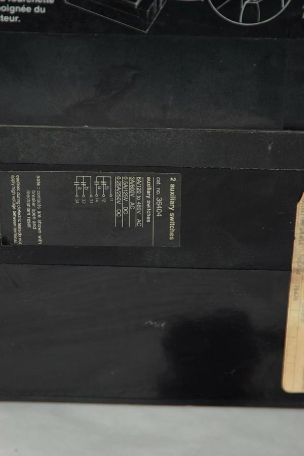 Used Merlin Gerin COMPACT CJ400H 36057 400 AMP Breaker Electronic Trip 400A 400 A