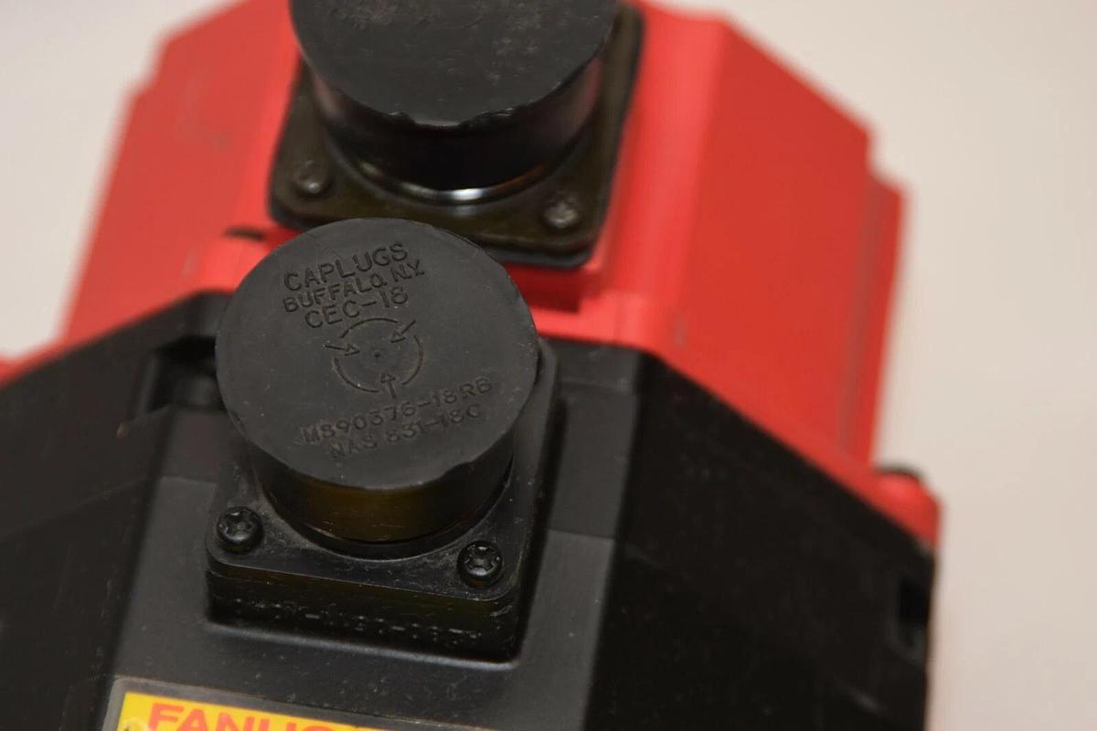 Refurbished Fanuc L6/3000 AC Servo Motor A06B-0562-B175 3000 RPM 126V 1.4 kW 8.7 Amp