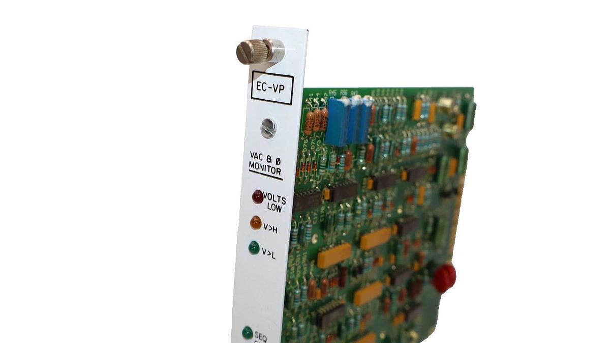 Used MASTER CONTROL SYSTEMS Voltage & Phase Monitor Board Card EC-VP ECVP  562127