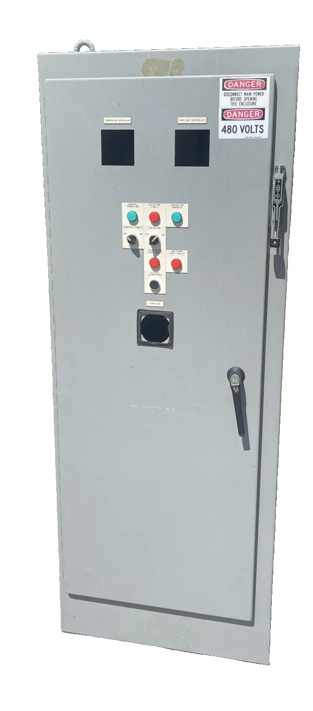 Used SCE-72XM2818 ENCLOSURE CABINET, Square D 30A disconnect switch 72"x 28"x 18"
