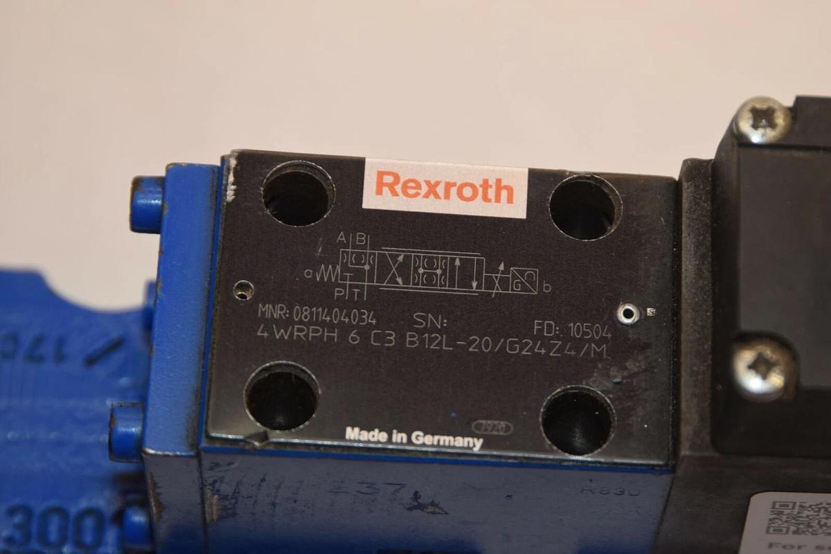 Used REXROTH 4WRL 16 V200M-30/G24Z4/M 4WRPH 6 C3 B12L-20/G24Z4/M Directional Valve