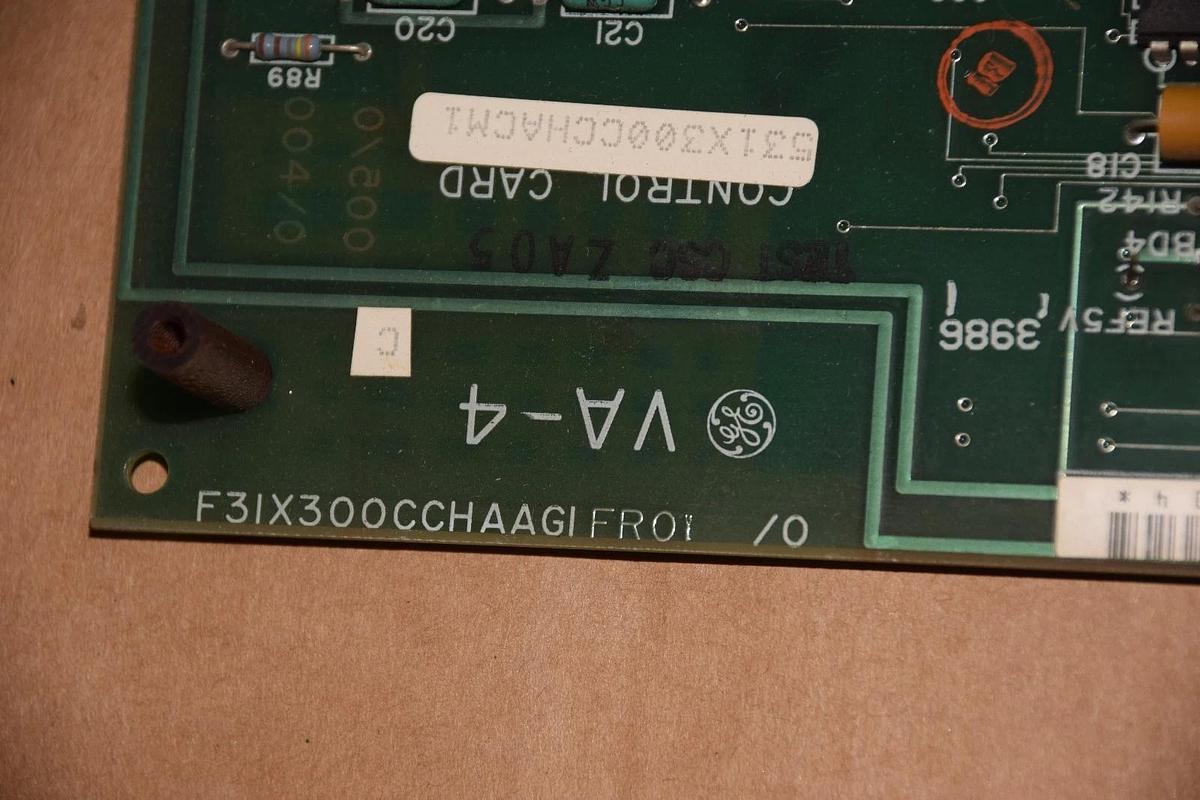 Used GENERAL ELECTRIC F31X300CCHAAG1 VA-4 CONTROL CARD