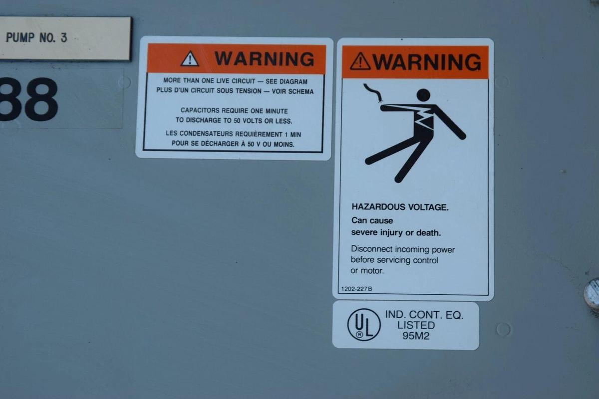 Used Westinghouse Accutrol 200 Adjustable Frequency Control A2T152B-10117 15hp 460v