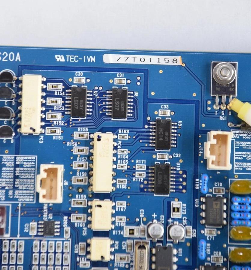 Used A&T TEC-1VM , EB0620A , 77T01158 ELA08 Circuit Board Card
