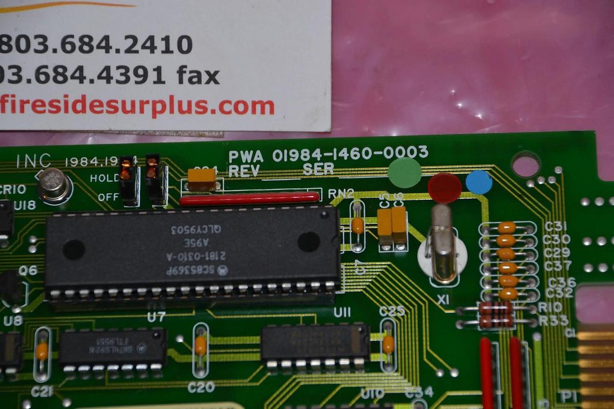 Used ROSEMOUNT CIRCUIT BOARD CARD 01984-1460-0003 01984 1460 0003 REV. J/AG J AG