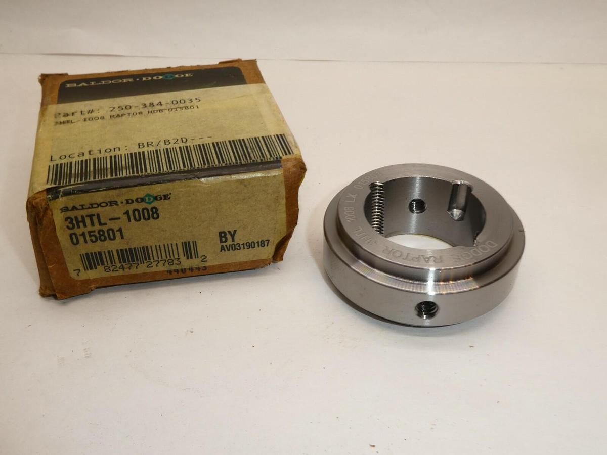 (NEW) DODGE / BALDOR 3HTL-1008 015801 Raptor Hub