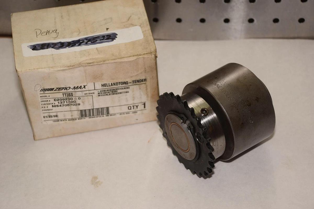 ZERO-MAX TT3SS 3/4" BORE END OF SHAFT MOUNT BUSHED BORE HOUSING  NEW