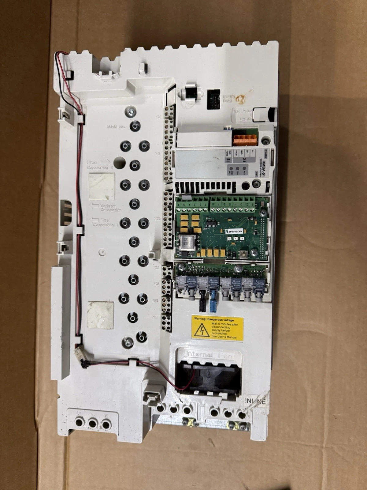 Used ABB ACS800-U1-0020-2+K458+L502+L503+N660(READ)