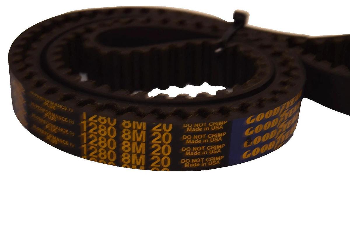 Goodyear 1280 8M 20 , 1280-8M-20 USA Cogged Timing Belt (New)