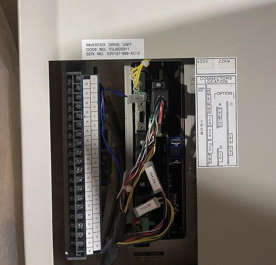 Yaskawa Siemens, EUJ5C0311 VFD Drive unit 400V 22KW