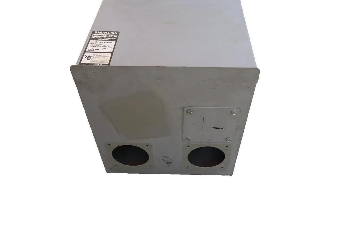 Used Siemens Power Mod 800A Modular Metering System WS1800CU Switch Module 1ph 240v