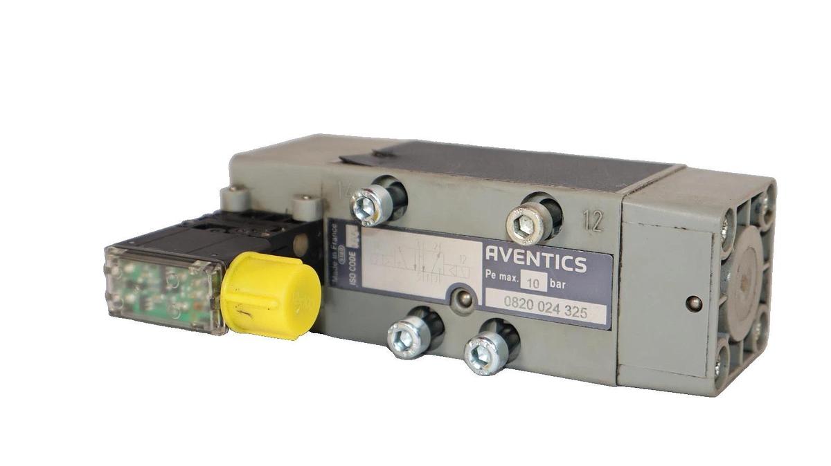 Aventics 0820024325 , 0820 024 325 10 Bar Pneumatic Solenoid Valve (New)