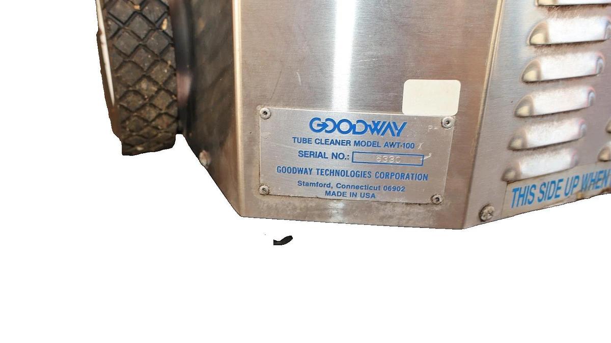 Used Goodway Tube Pipe Cleaner AWT-100X AWT100X Clipper Air Val 3C-30A2-S