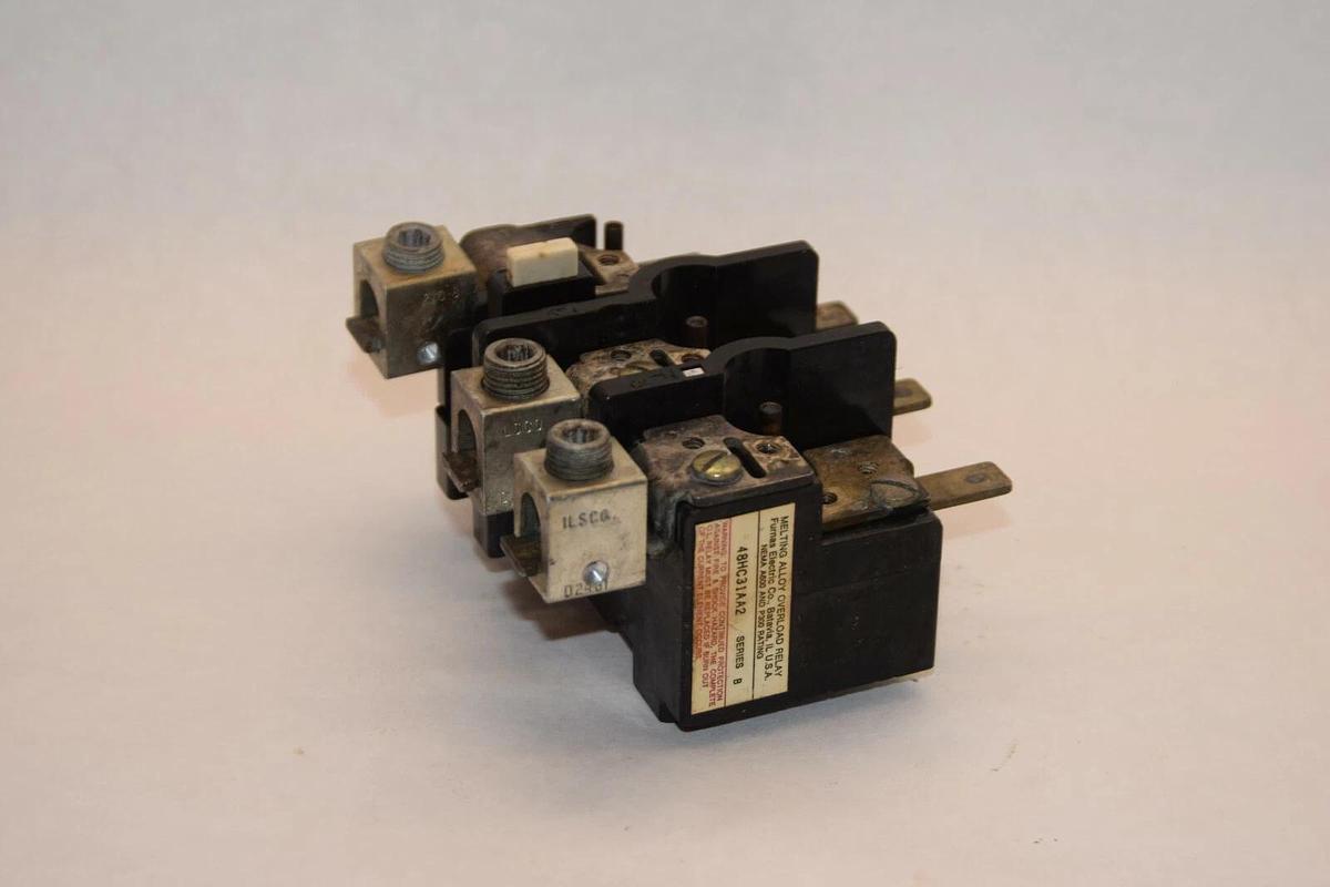 Used FURNAS 48HC31AA Series B Melting Alloy Overload Relay