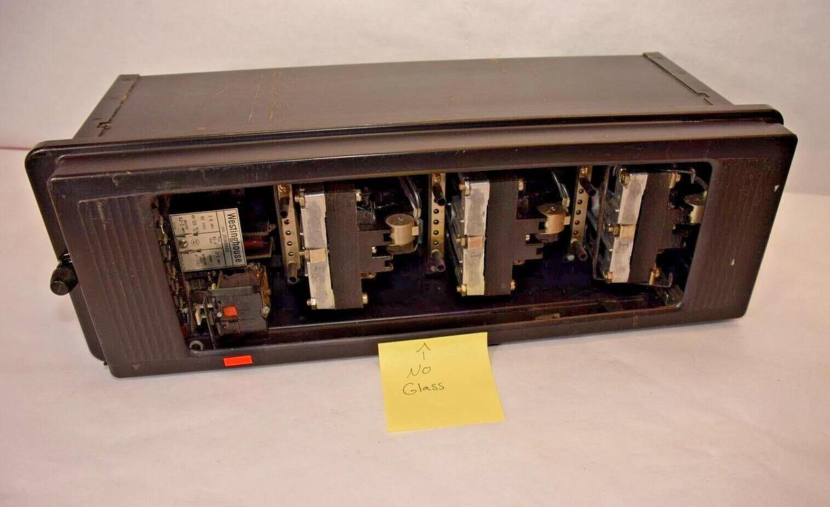 Used Westinghouse KC-4 KC4 Relay 293B004A13 2-8a 60cy 48-125vdc  *NO GLASS, SEE PICS*