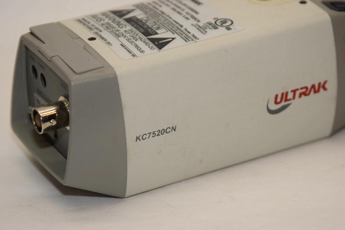 Used ULTRAK KC7520CN 24Vac 60Hz 6.0W CCD Color Camera