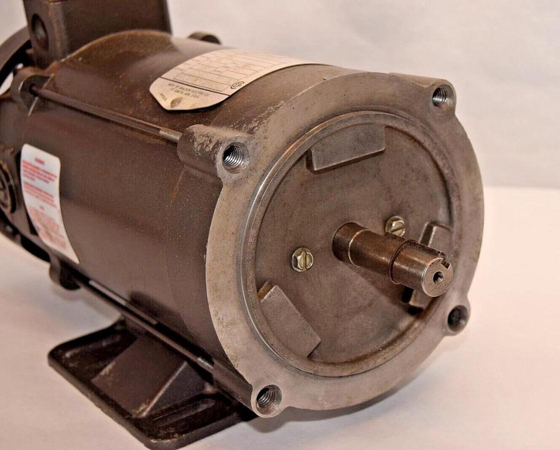 Warner Baldor Seco Motor M0G7211100 MOG7211100 34-6267-3946 .75hp 1750rpm 180VDC